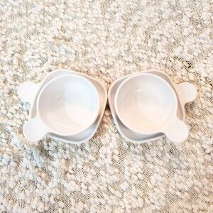 CorningWare Grab It Snacking Plates Bowls Set of 2 6 Inch 15oz